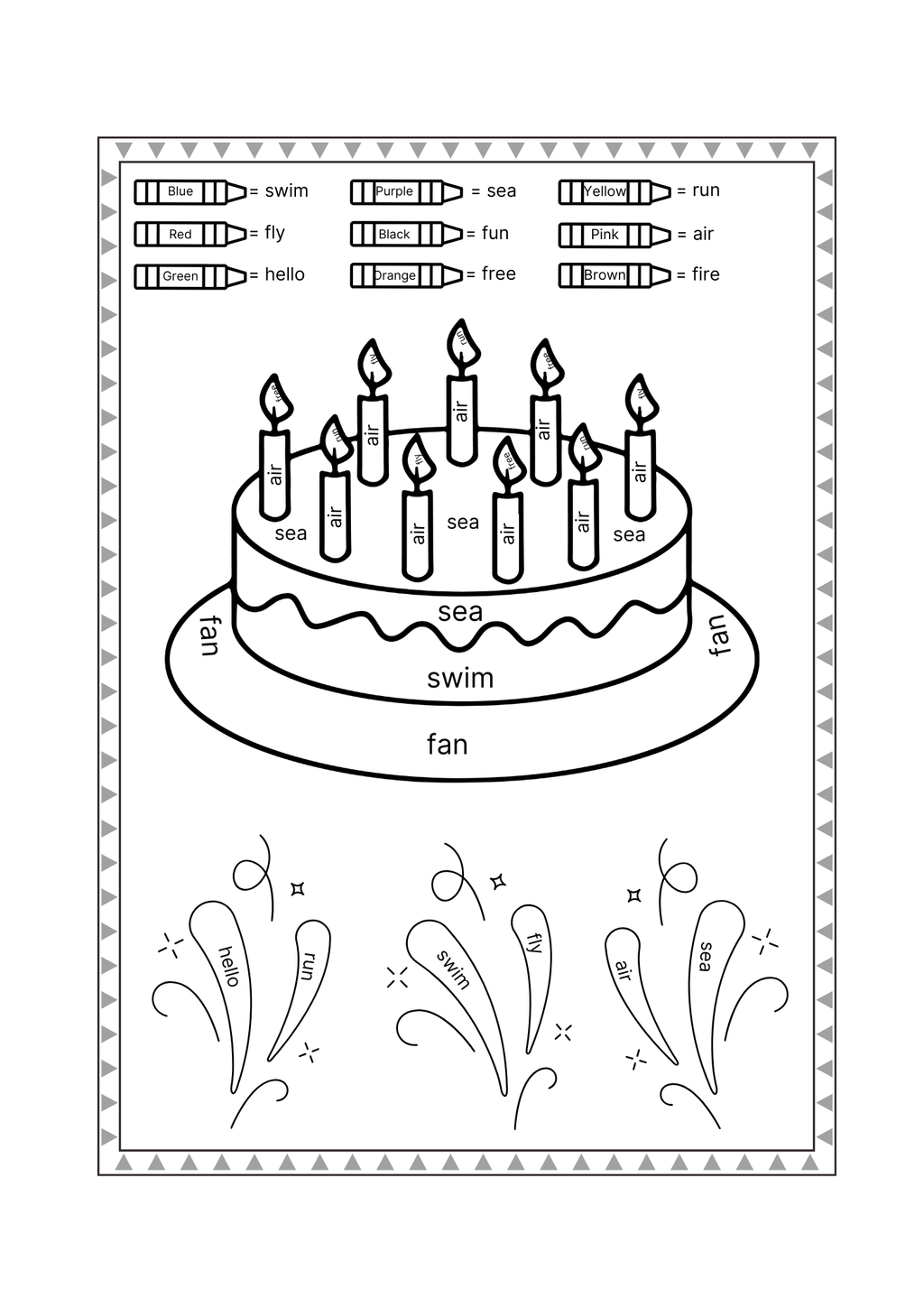 Word Splash! Coloring Book