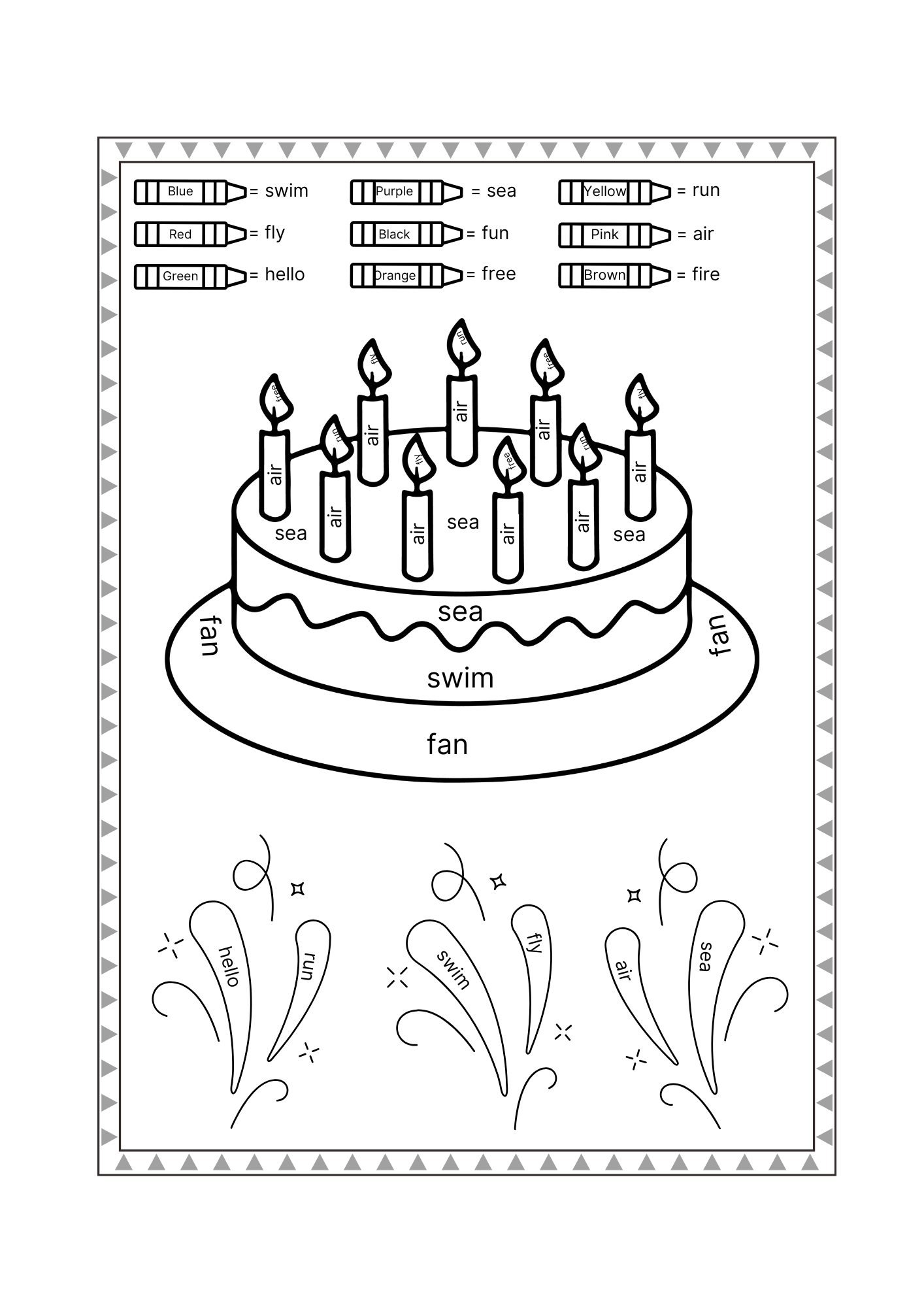 Word Splash! Coloring Book