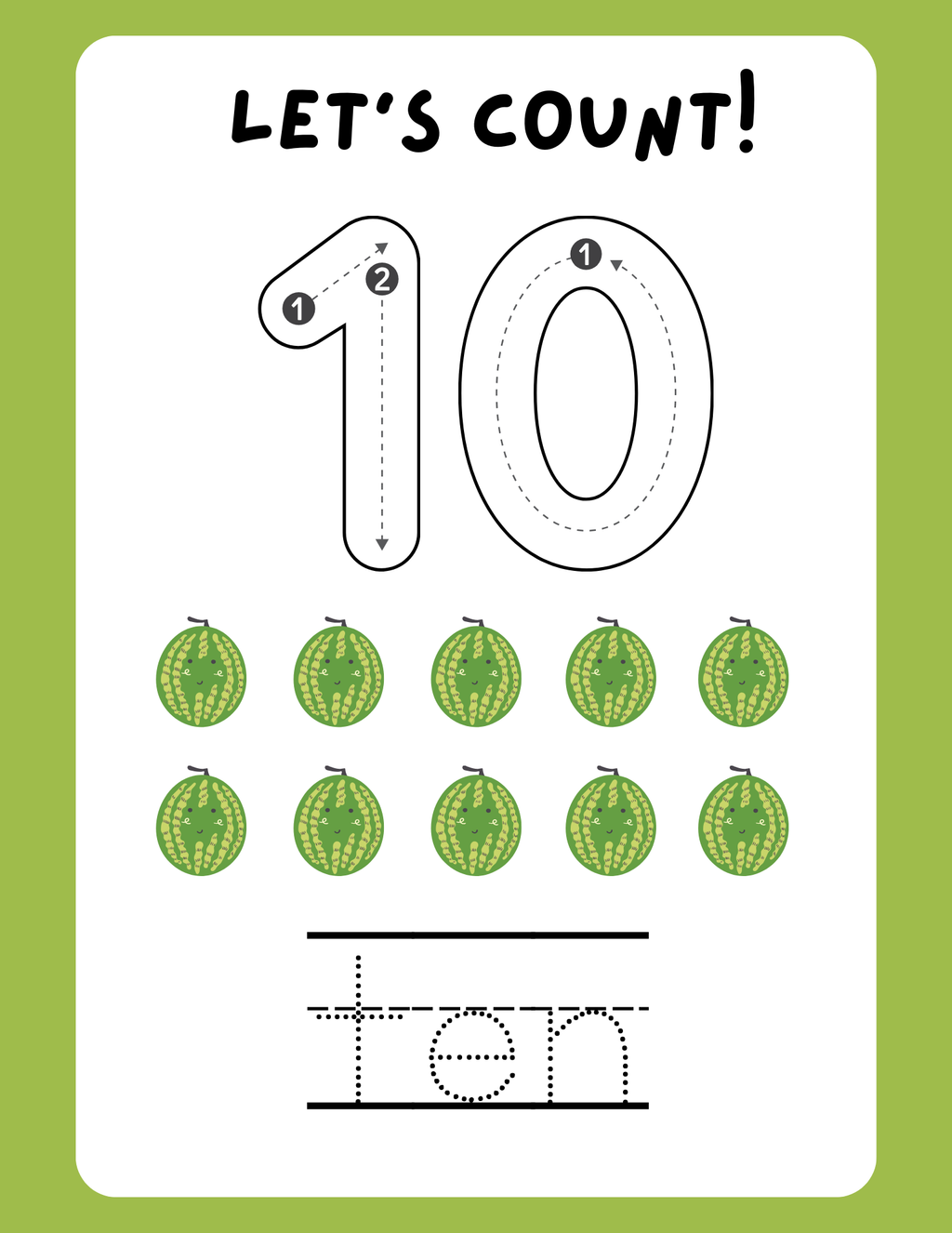 Learning Your Numbers Activity Book