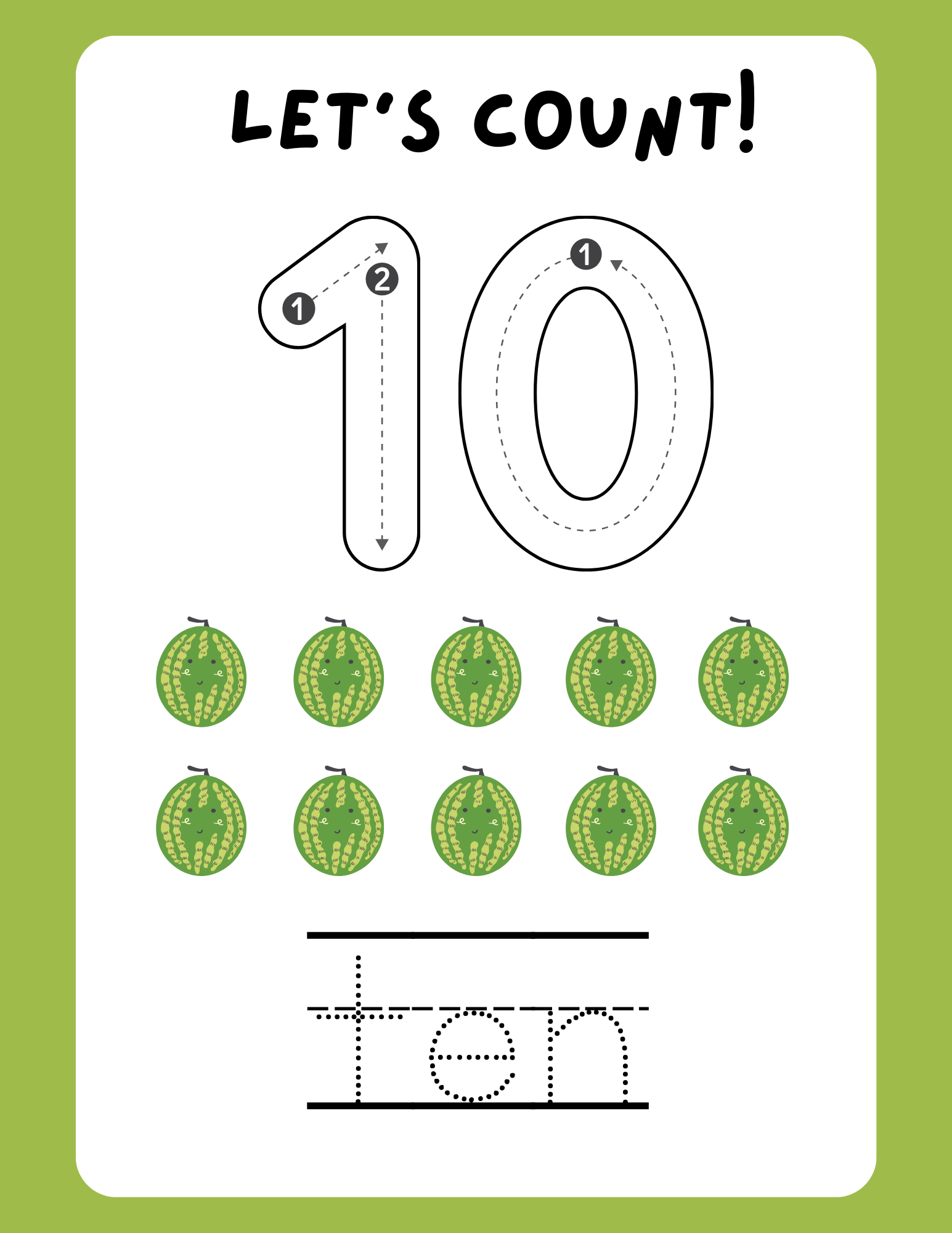 Learning Your Numbers Activity Book