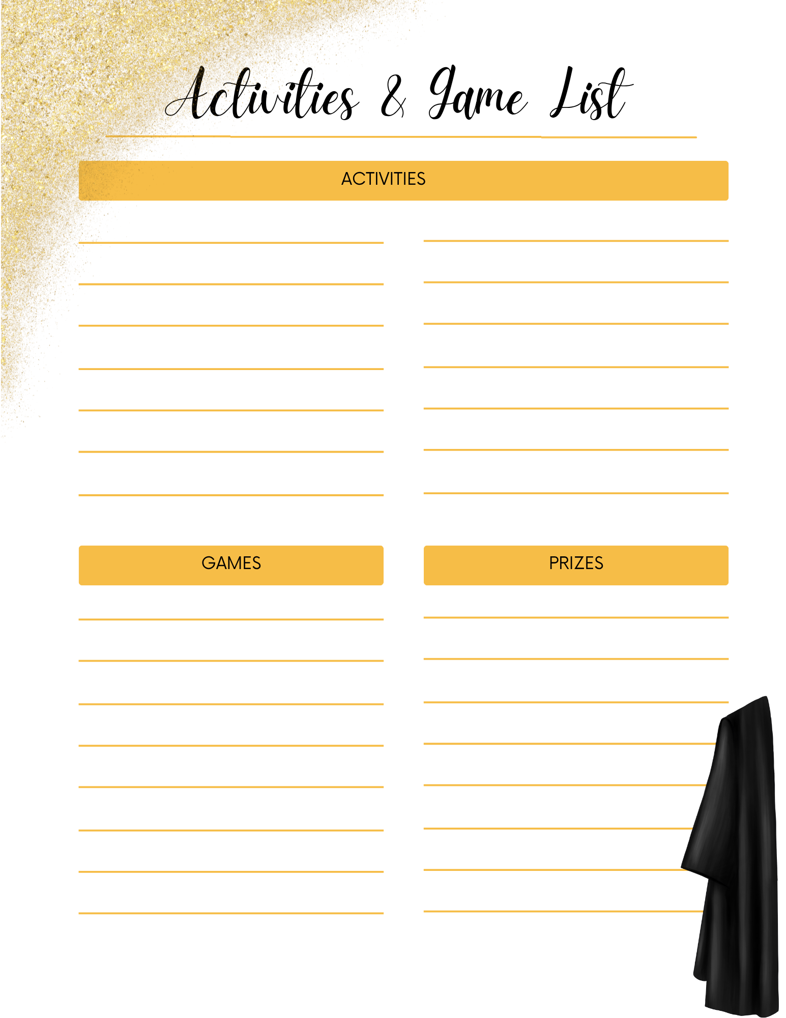 Graduation Party Planner