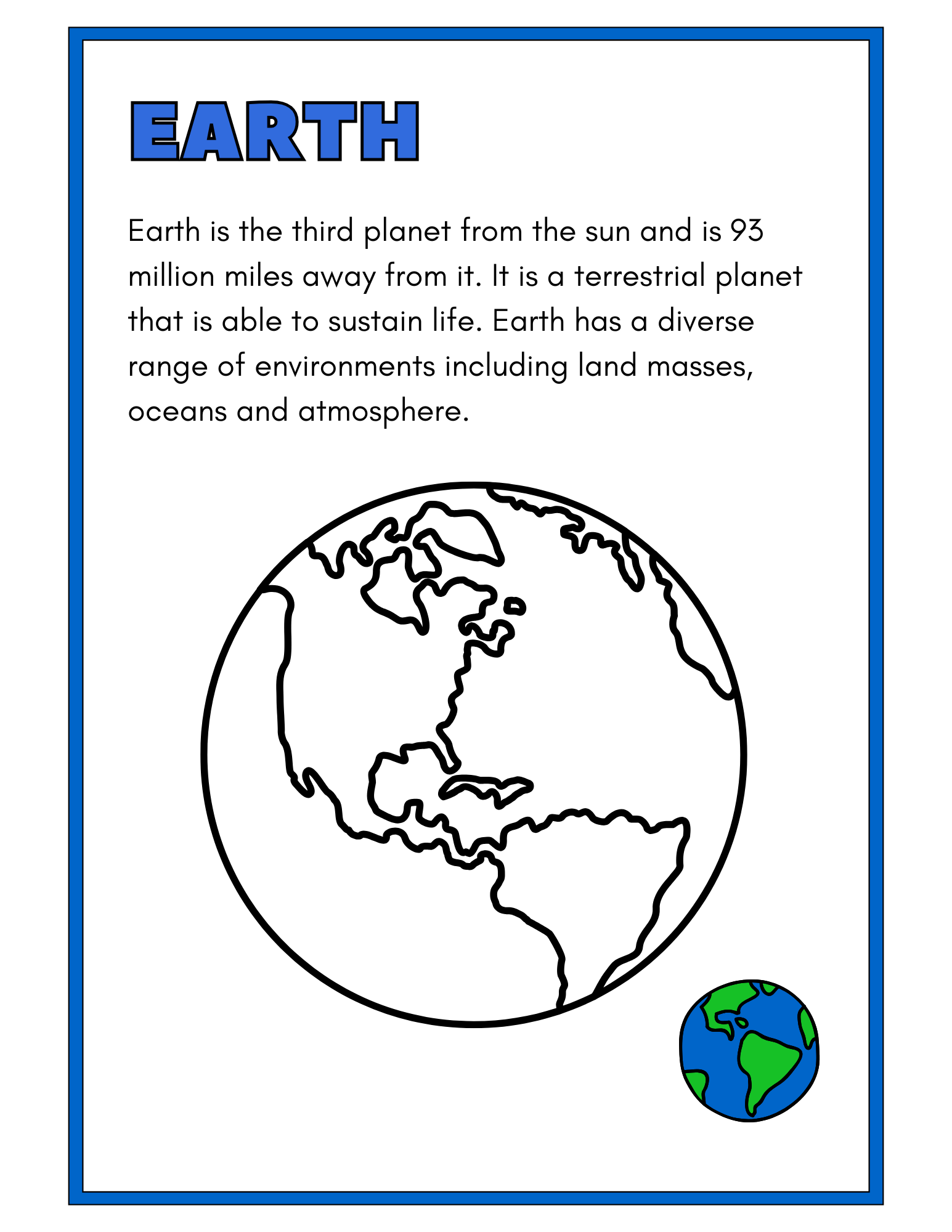 Toys and Space Coloring Book