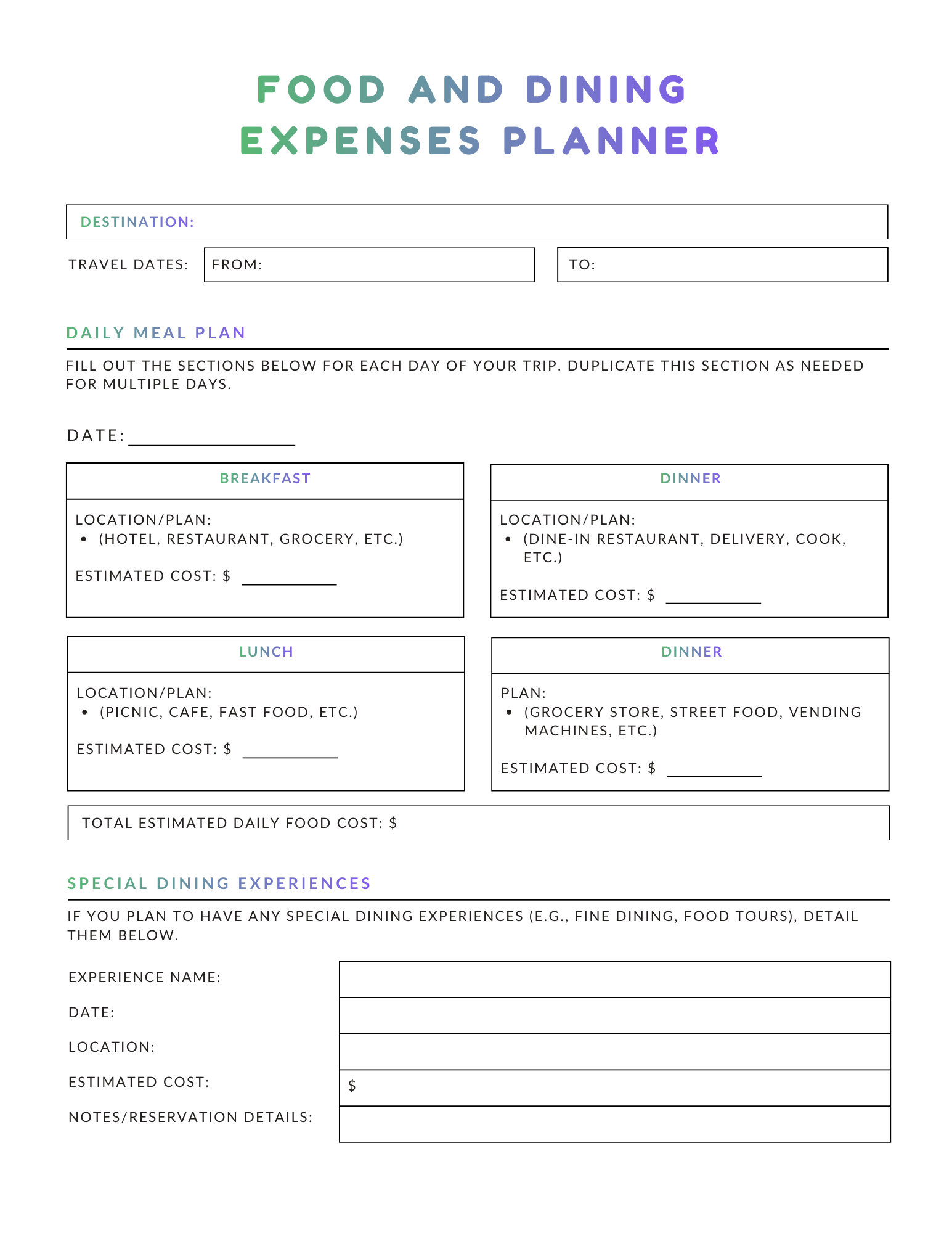 DreamTrips Together Family Vacation Planner