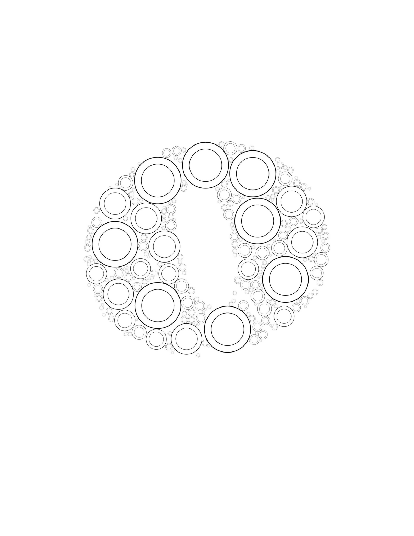 Circular Symphony Kaleidoscope Coloring Book