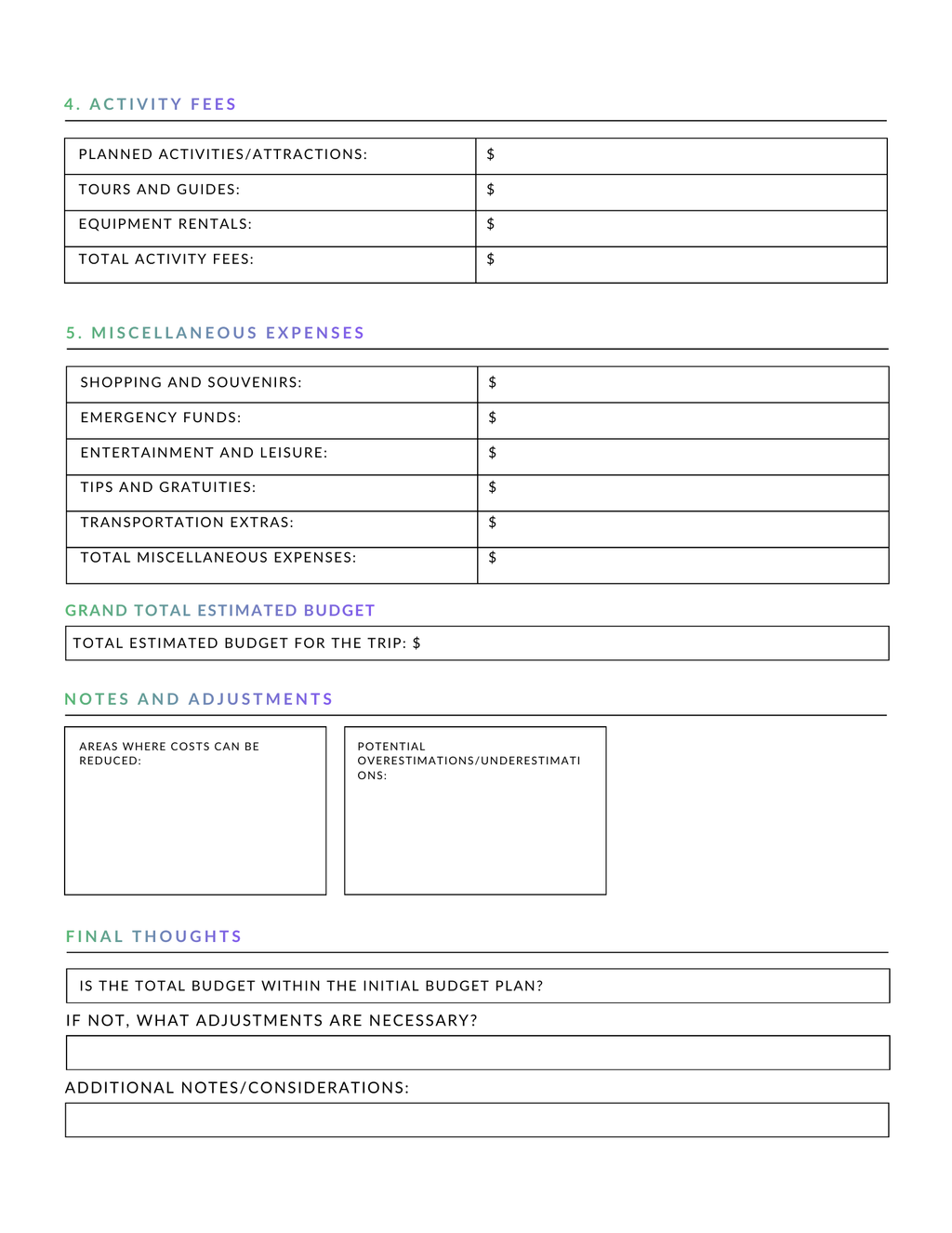 DreamTrips Together Family Vacation Planner