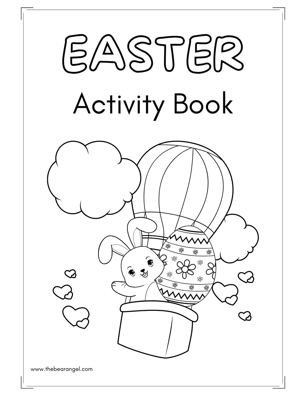 The Hoppy Easter Activity Pack – Fun Coloring & Puzzle Pages for Kids