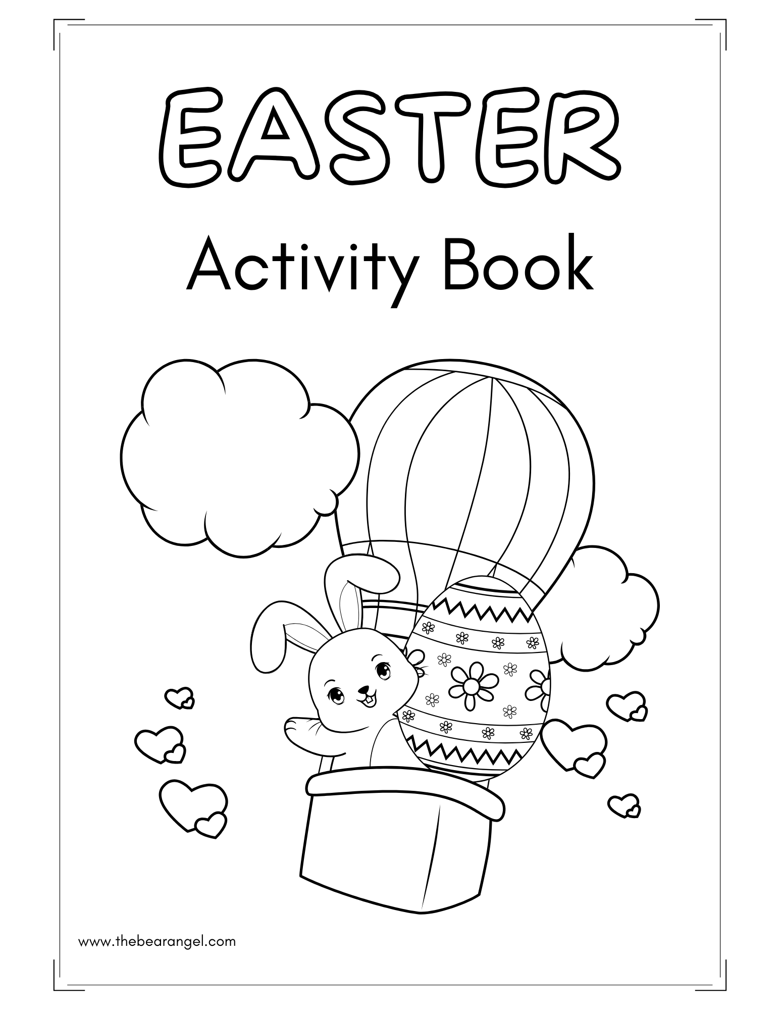 The Hoppy Easter Activity Pack – Fun Coloring & Puzzle Pages for Kids