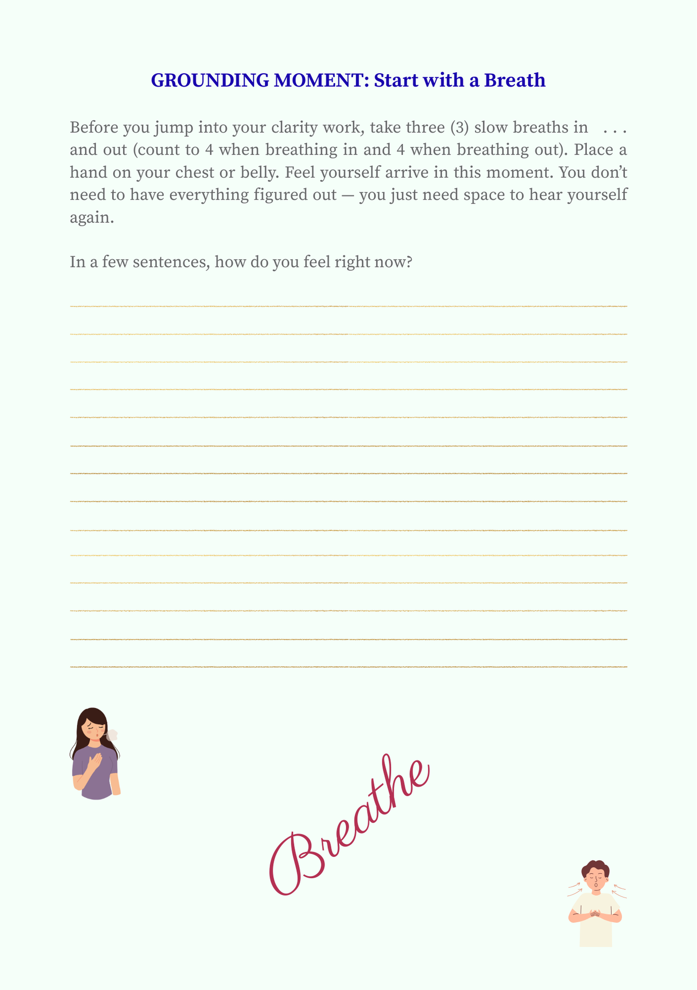 5-Minute Clarity Compass Journal