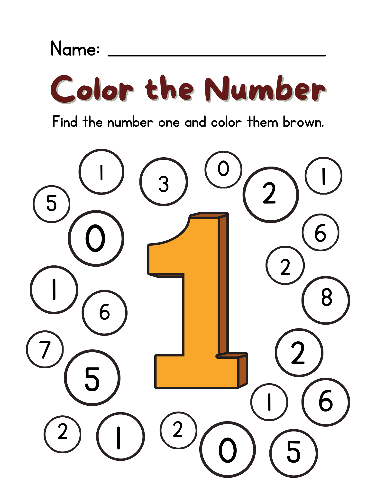 Learning Your Numbers Activity Book