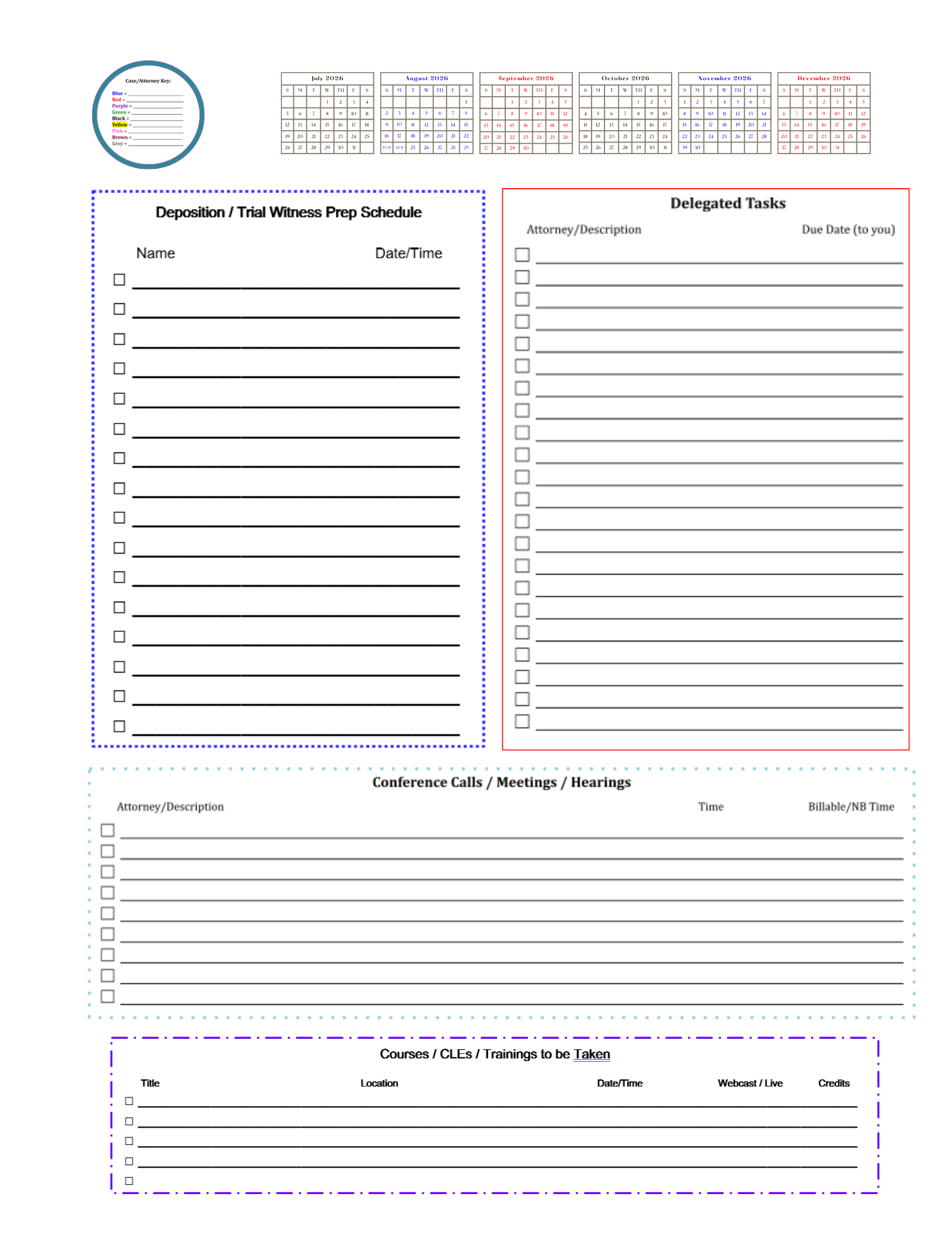 The Legal Workflow Planner