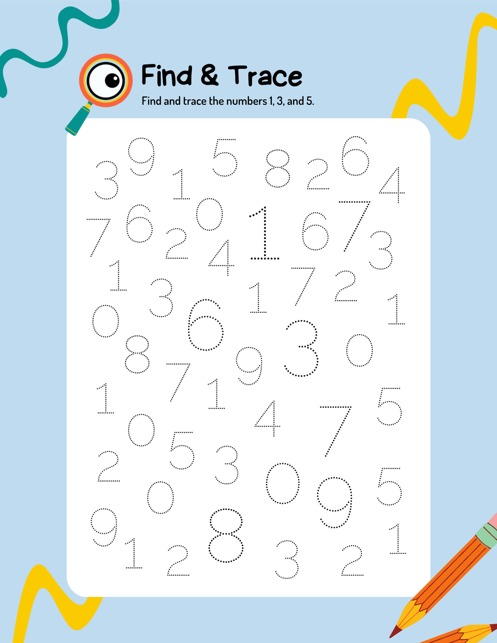 Learning Your Numbers Activity Book