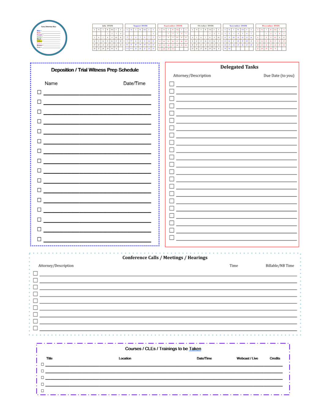 The Legal Workflow Planner