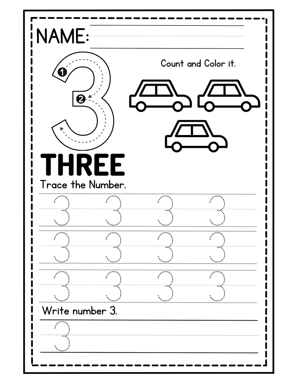 Learning Your Numbers Activity Book