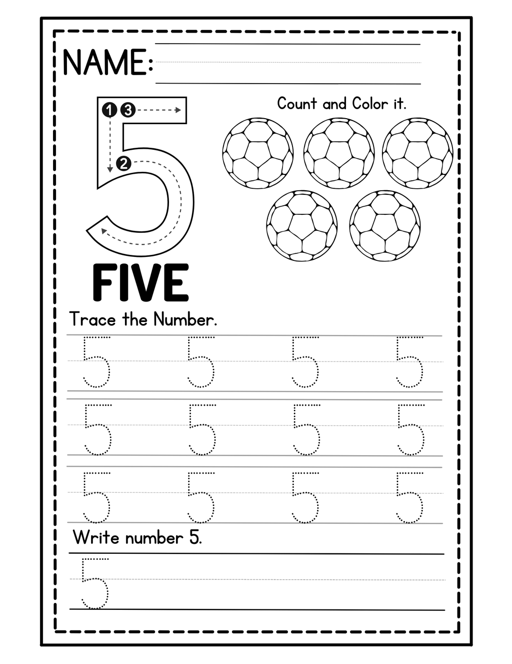 Learning Your Numbers Activity Book