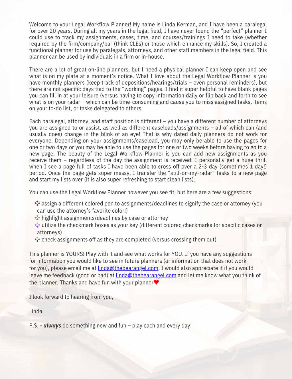 The Legal Workflow Planner