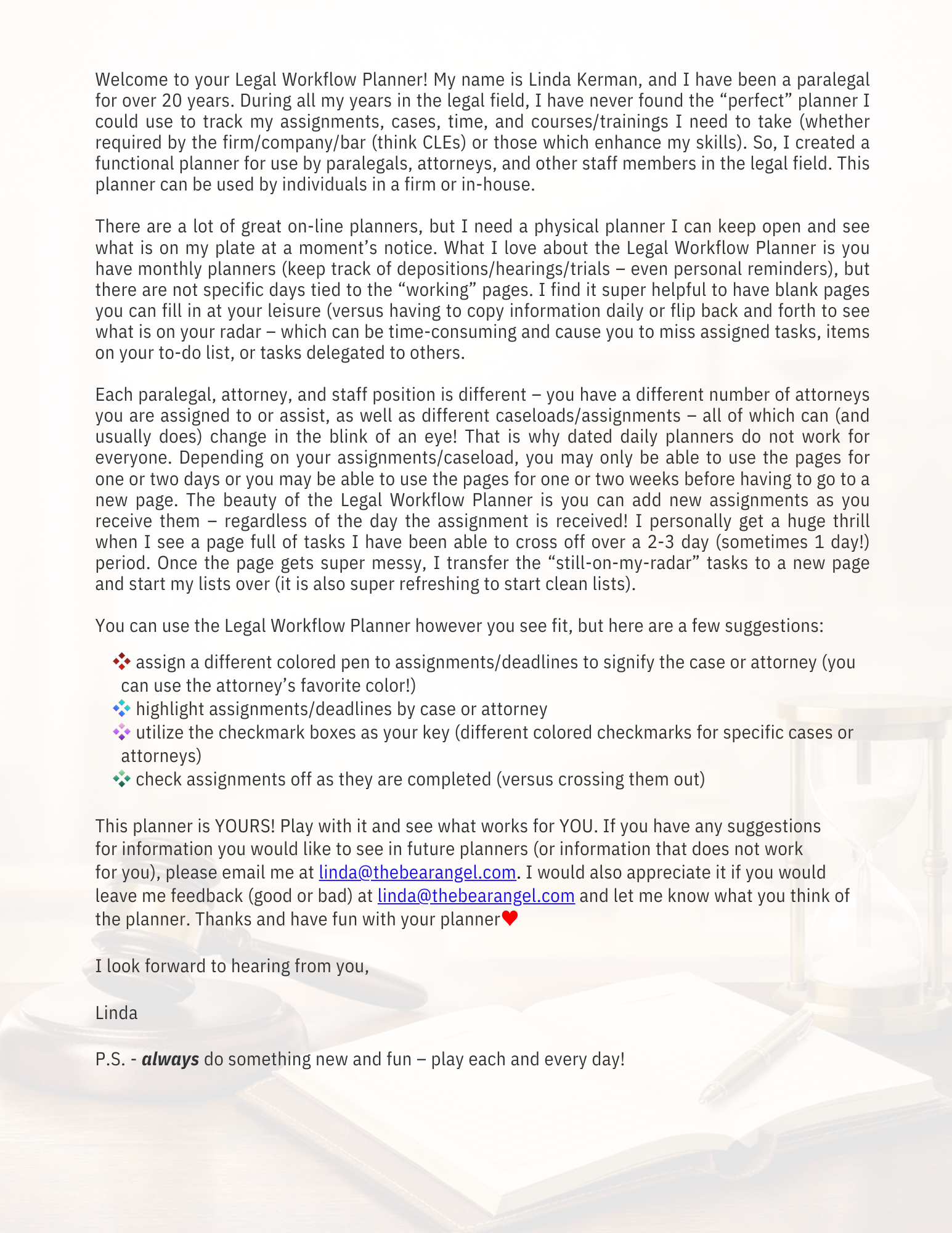 The Legal Workflow Planner