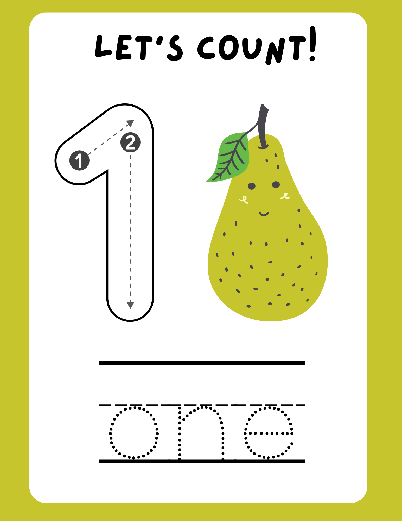 Learning Your Numbers Activity Book