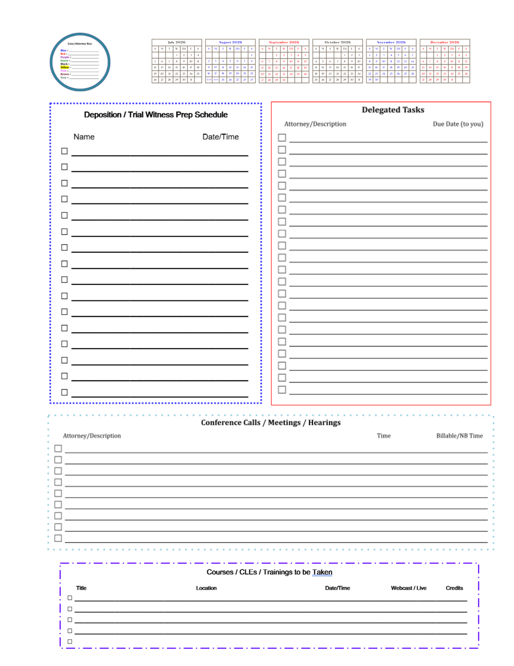 The Legal Workflow Planner