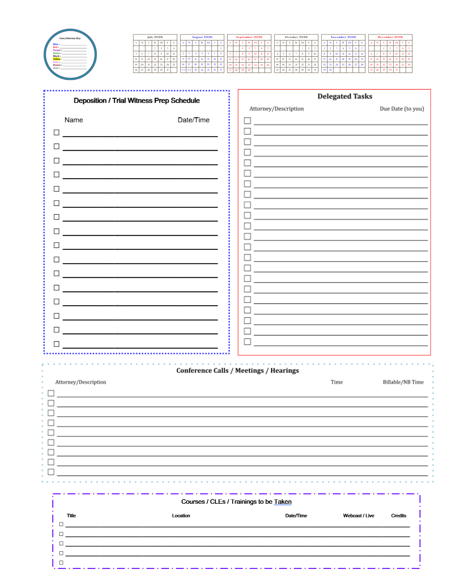 The Legal Workflow Planner