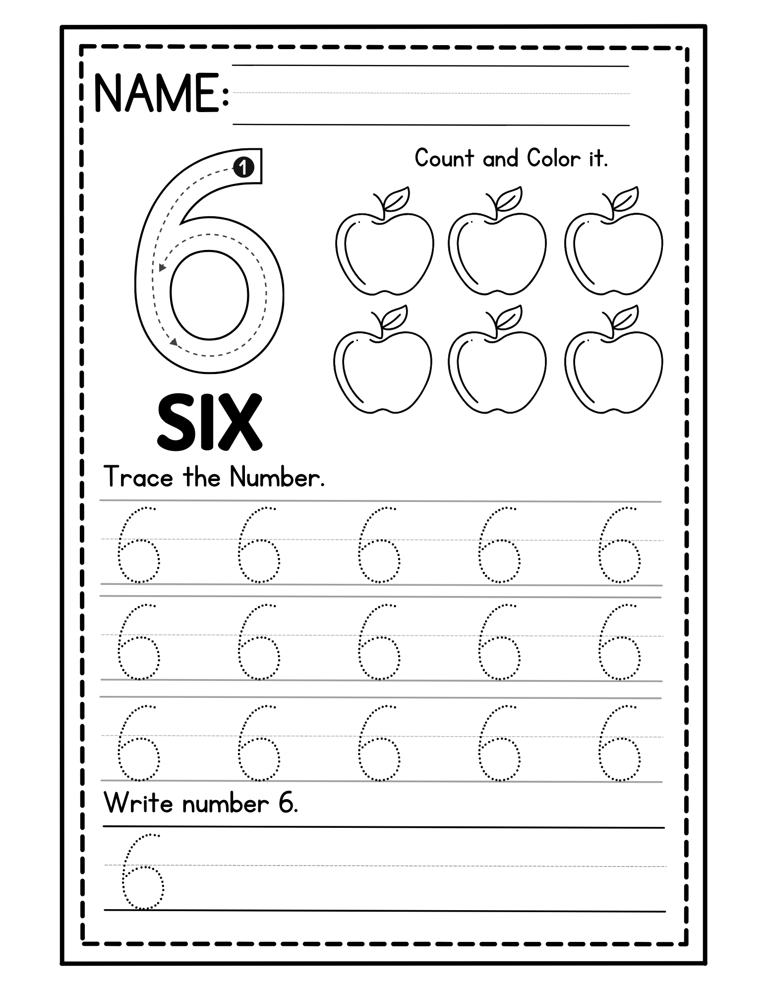 Learning Your Numbers Activity Book