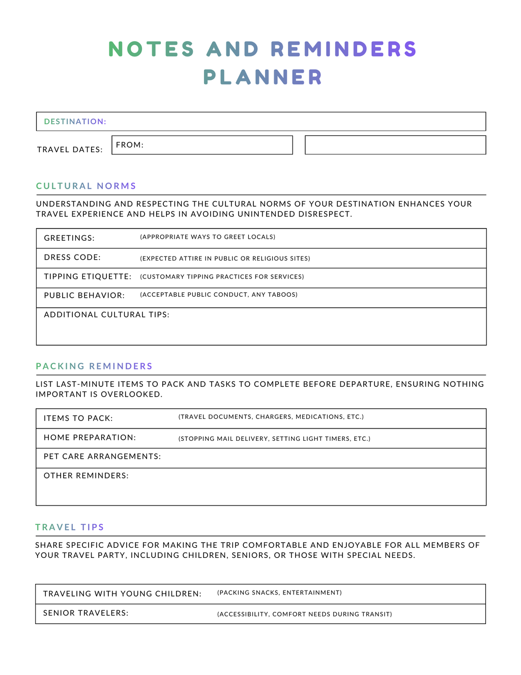 DreamTrips Together Family Vacation Planner