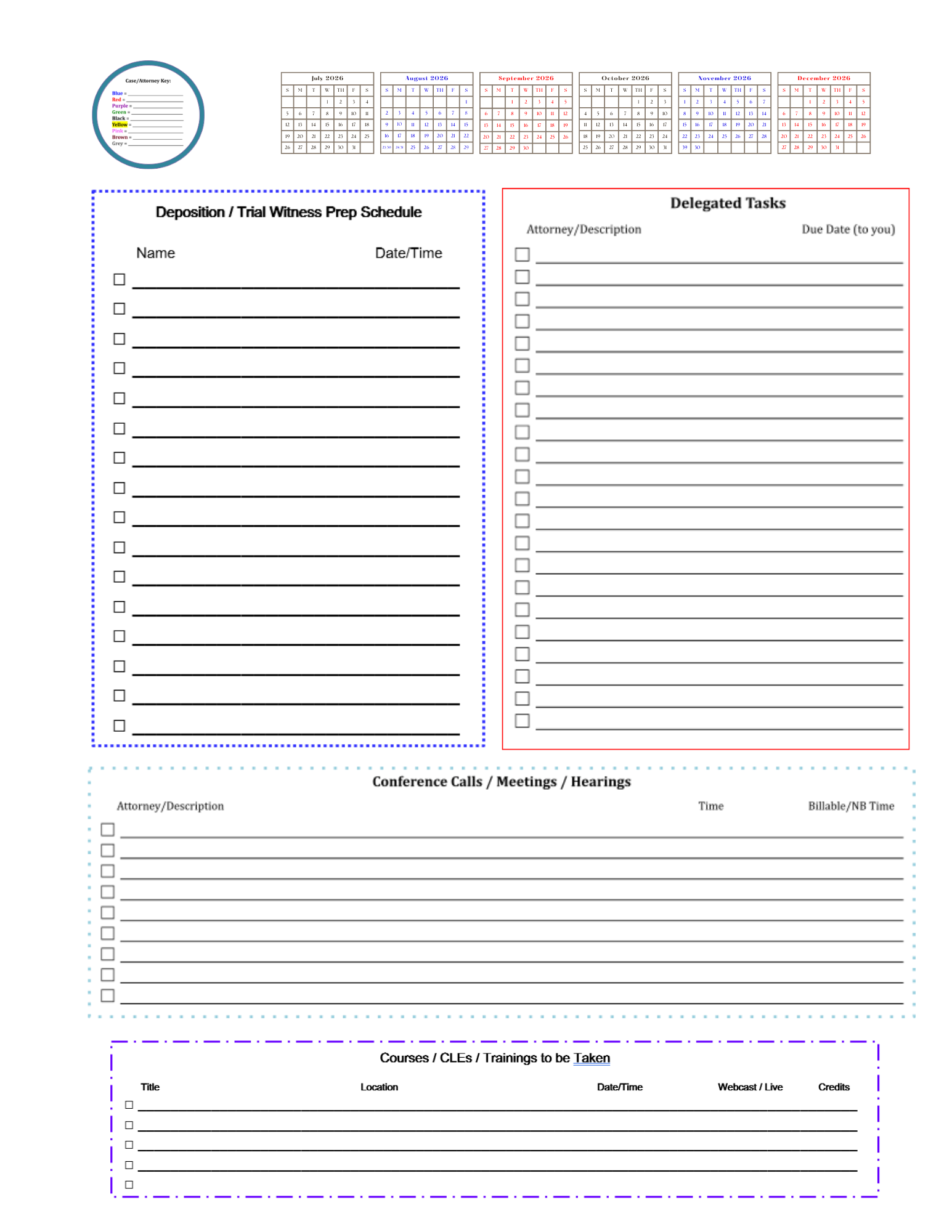 The Legal Workflow Planner