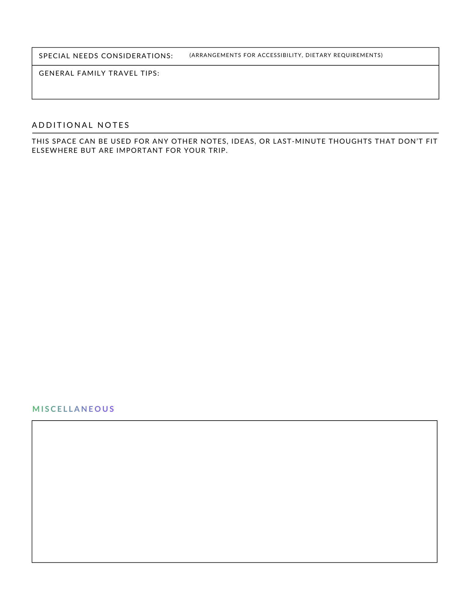 DreamTrips Together Family Vacation Planner