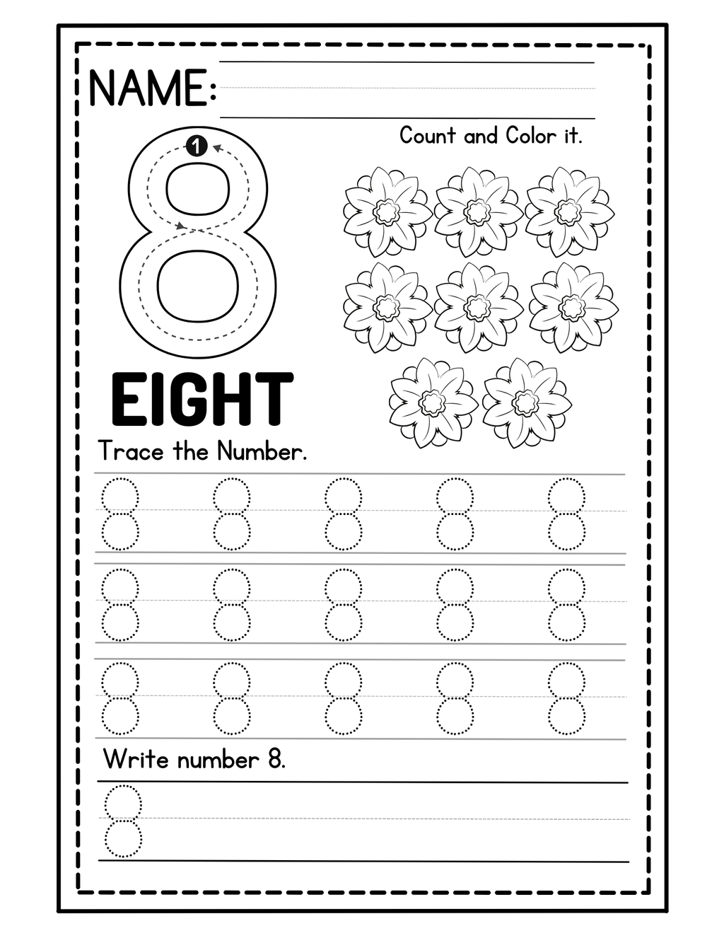 Learning Your Numbers Activity Book