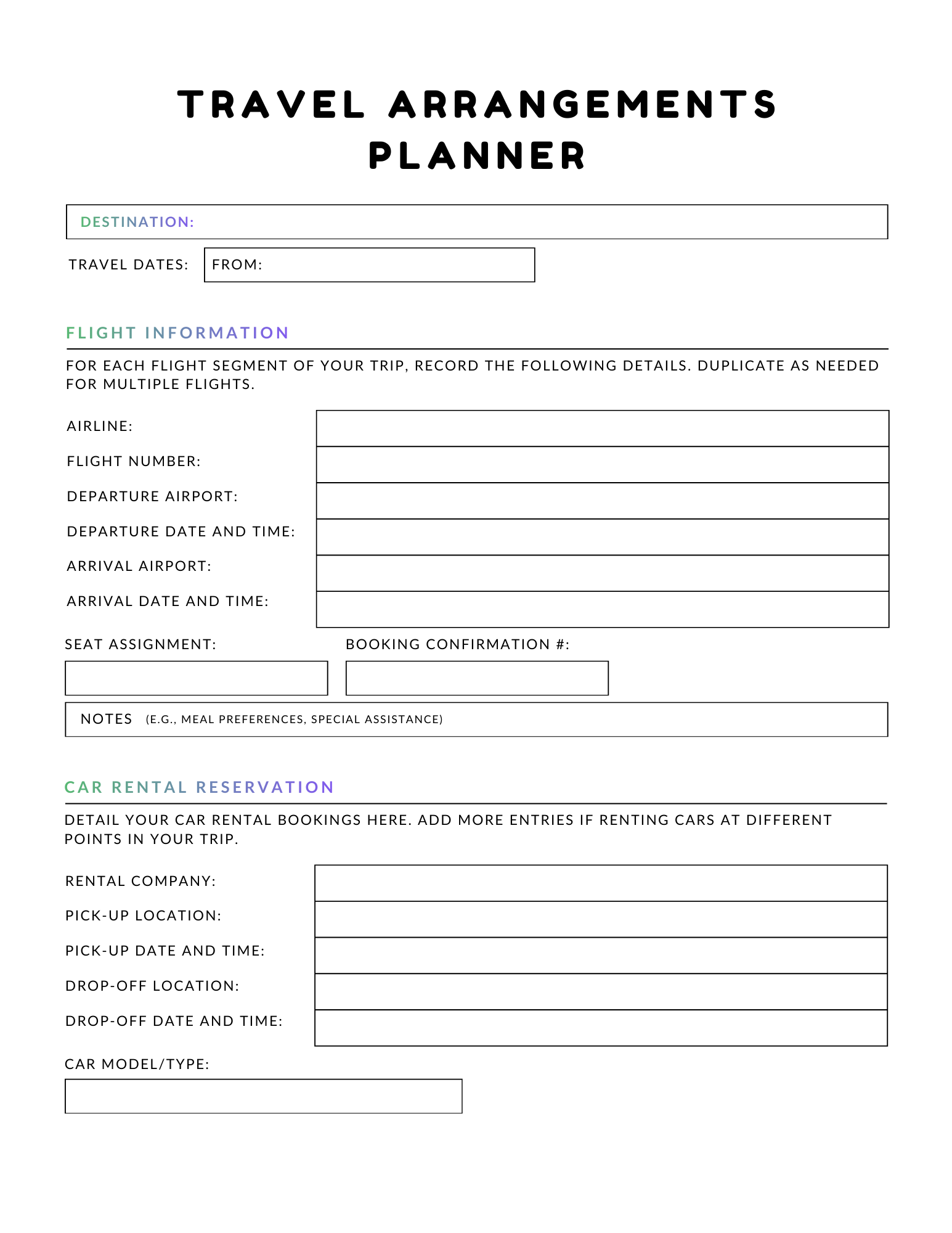 DreamTrips Together Family Vacation Planner
