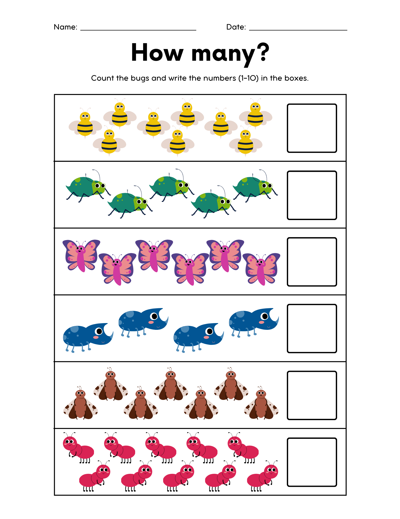 Learning Your Numbers Activity Book
