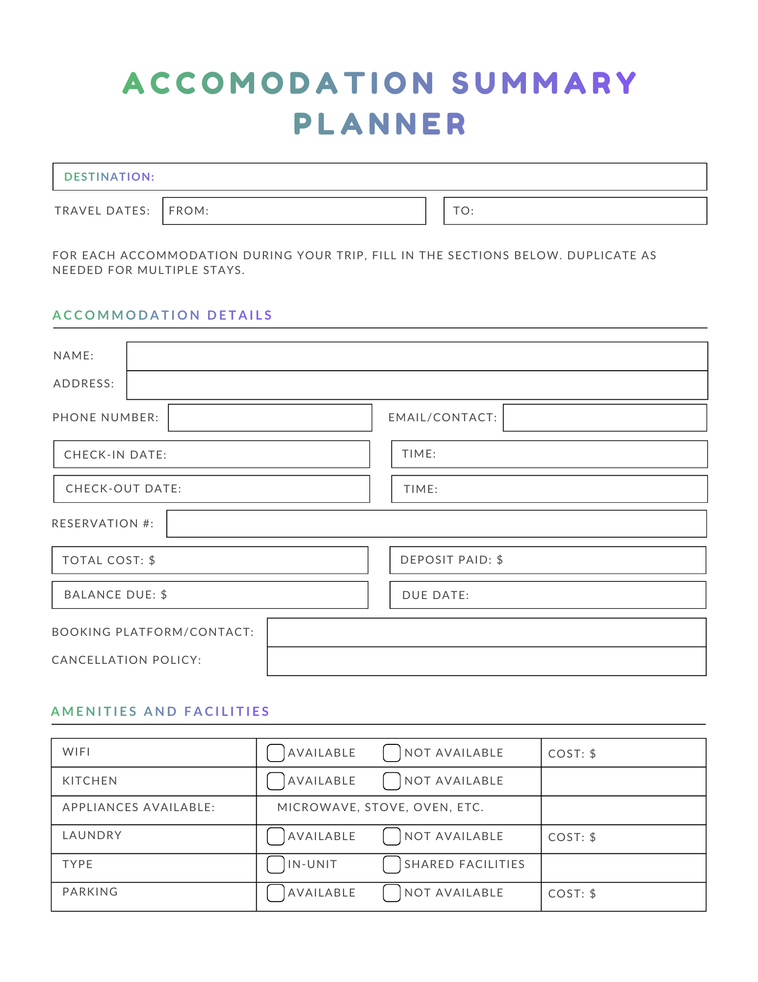 DreamTrips Together Family Vacation Planner