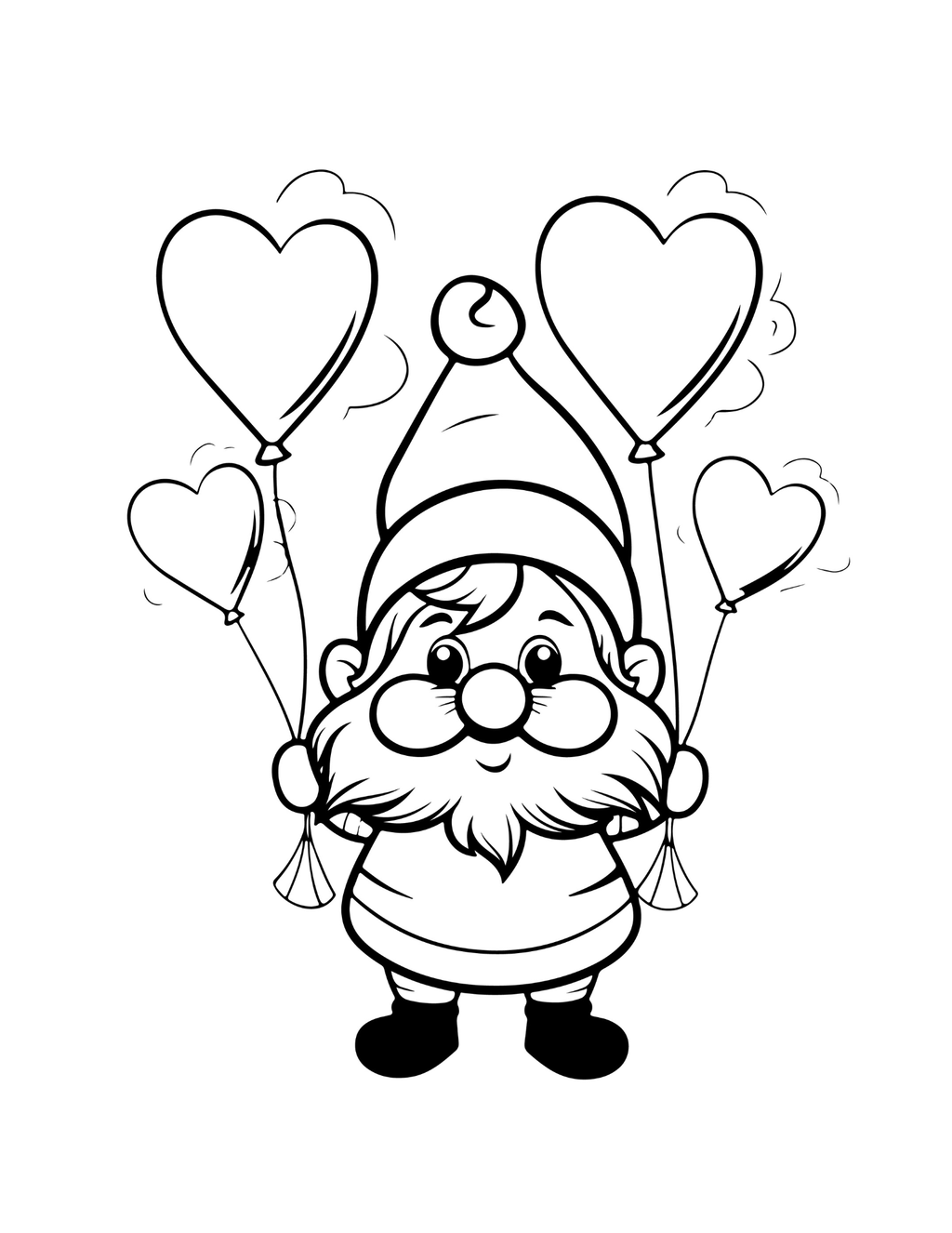 Love & Hearts to Color!