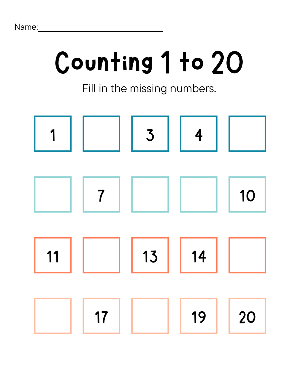 Learning Your Numbers Activity Book