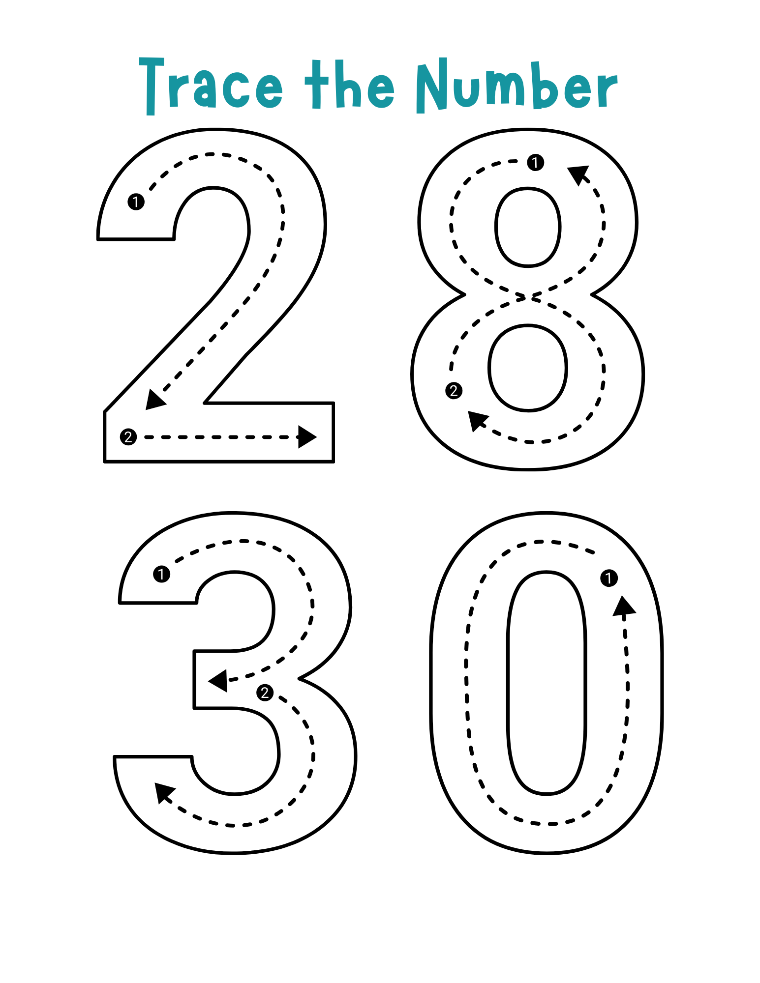 Learning Your Numbers Activity Book