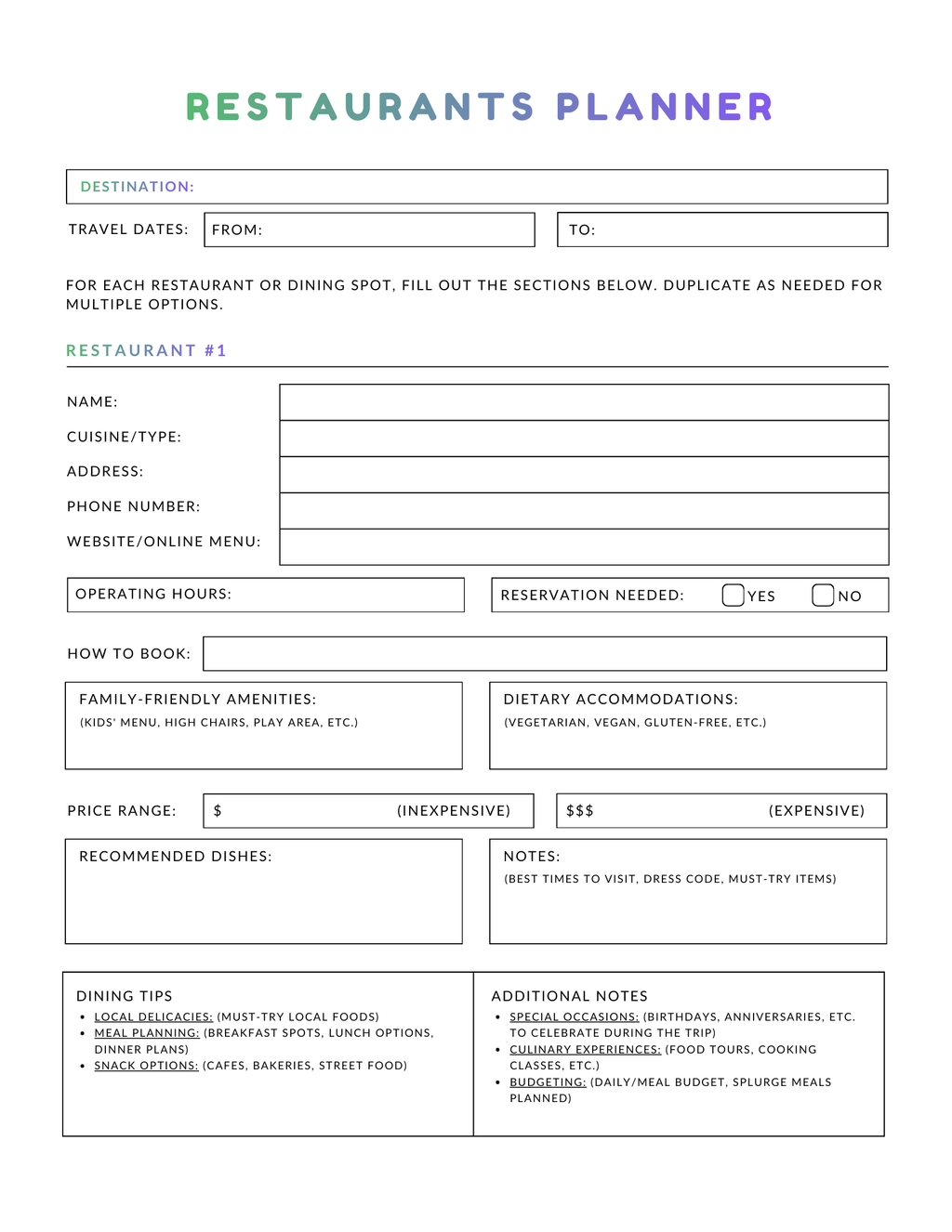 DreamTrips Together Family Vacation Planner