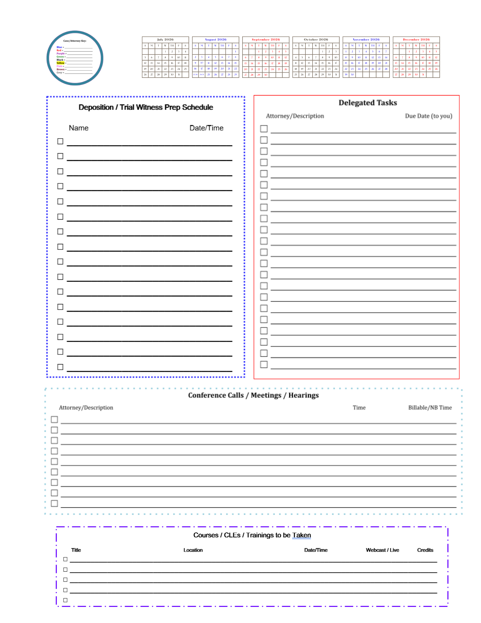 The Legal Workflow Planner