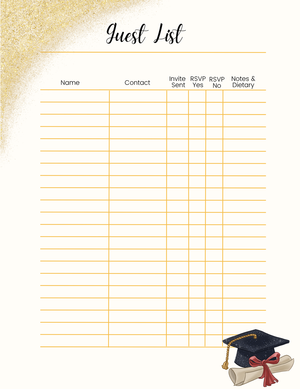 Graduation Party Planner