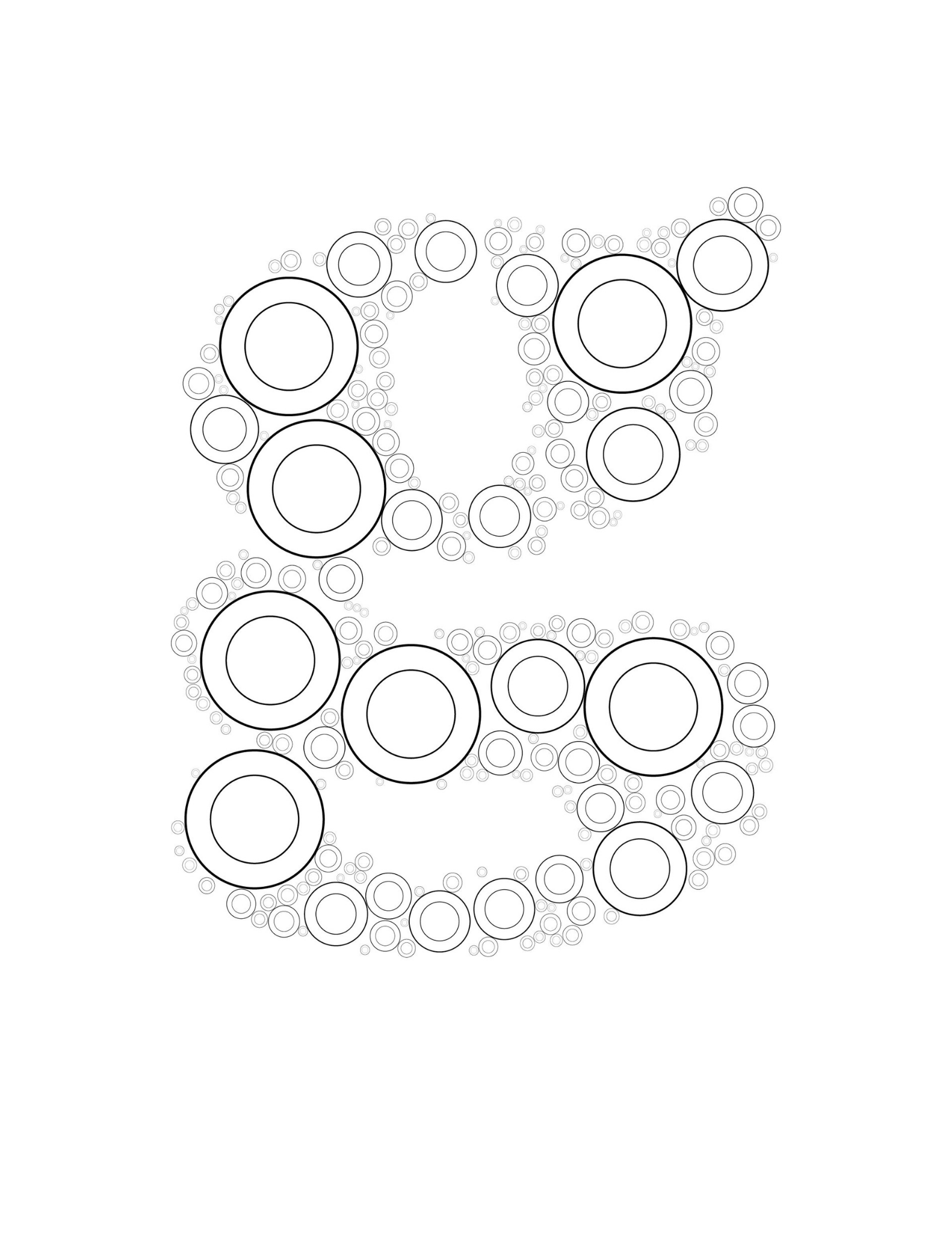 Circular Symphony Kaleidoscope Coloring Book