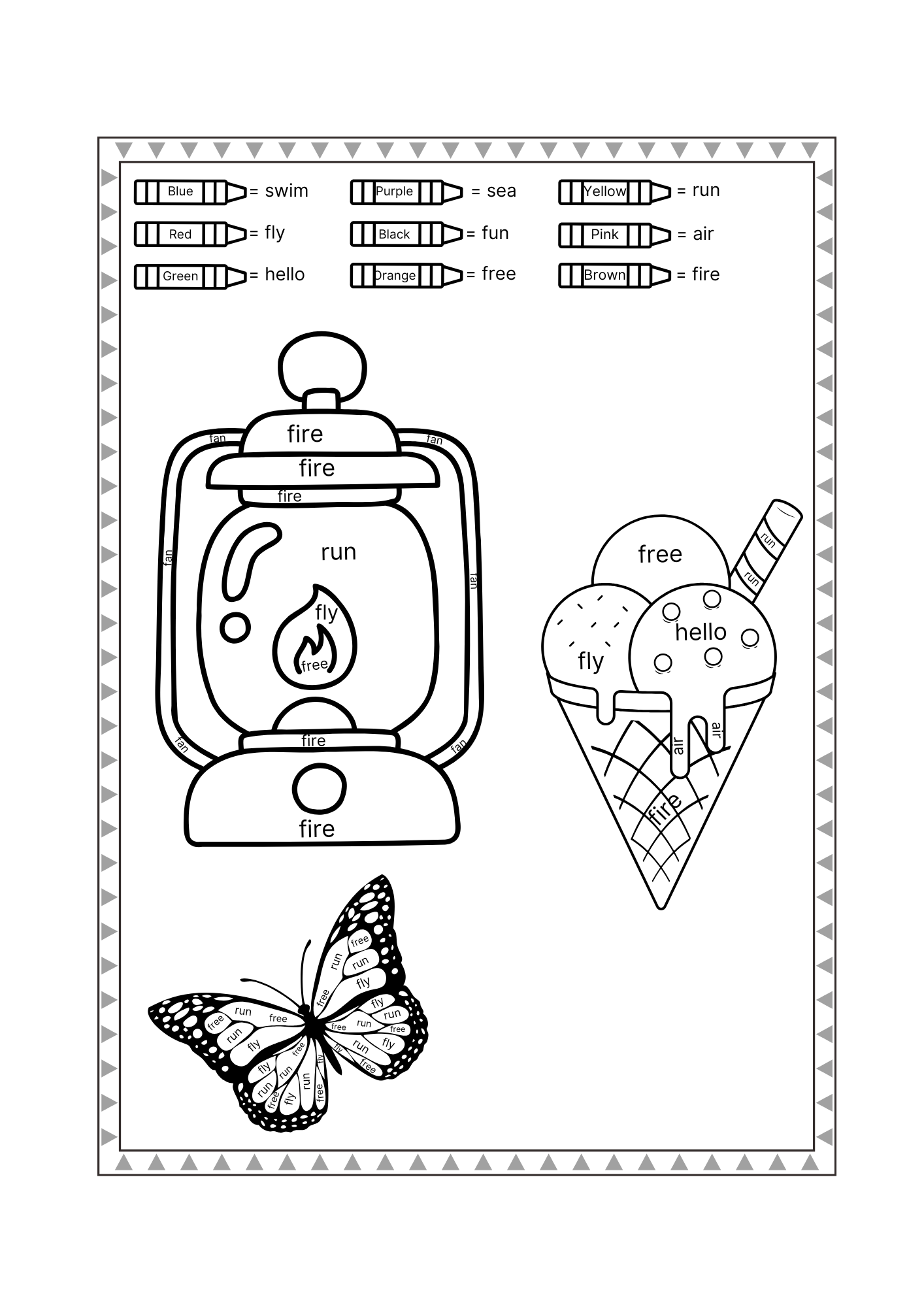 Word Splash! Coloring Book