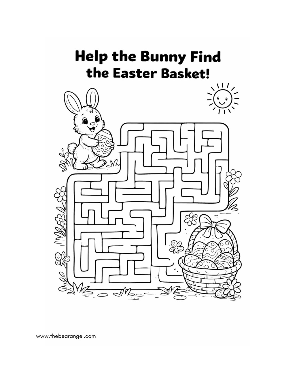 The Hoppy Easter Activity Pack – Fun Coloring & Puzzle Pages for Kids