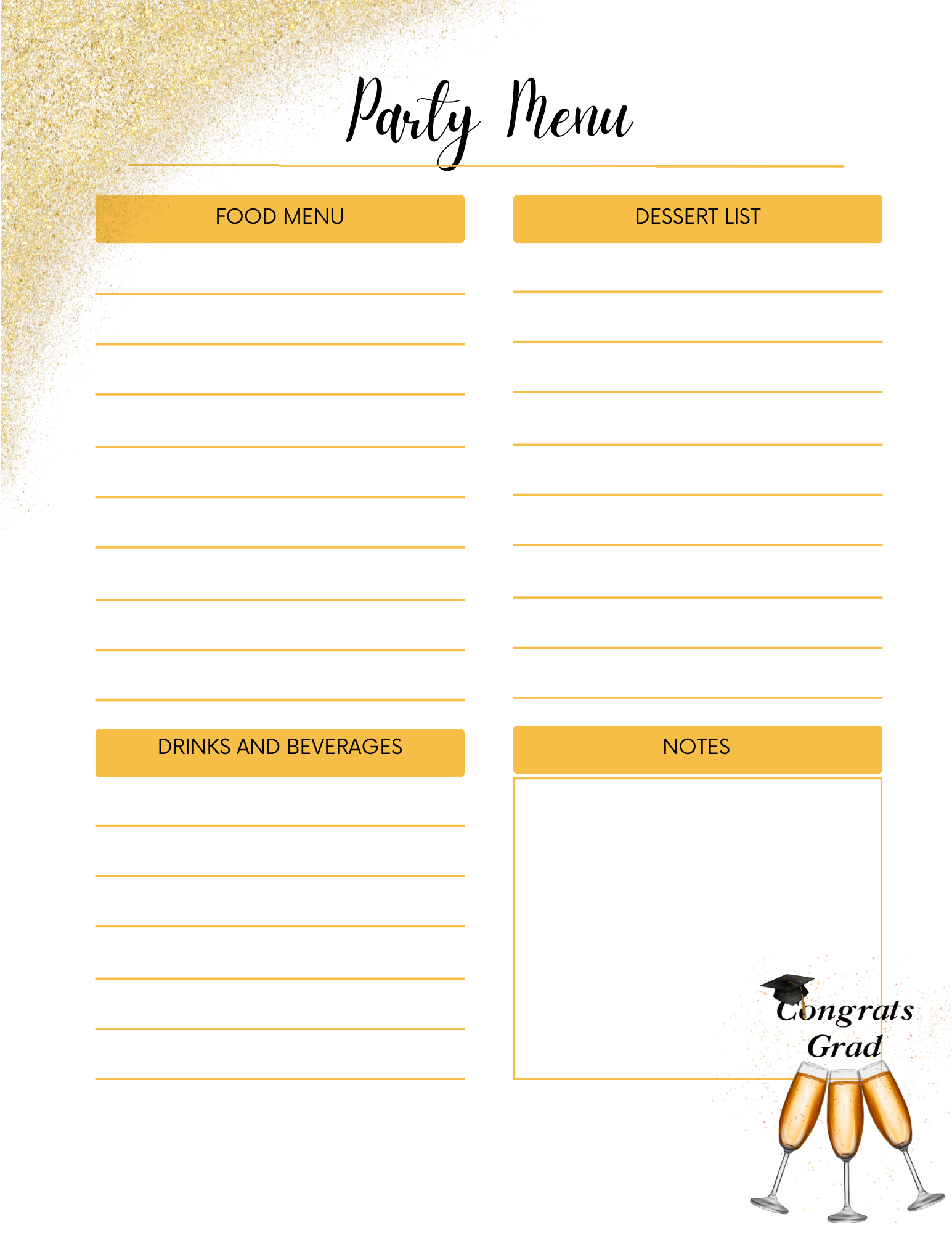 Graduation Party Planner