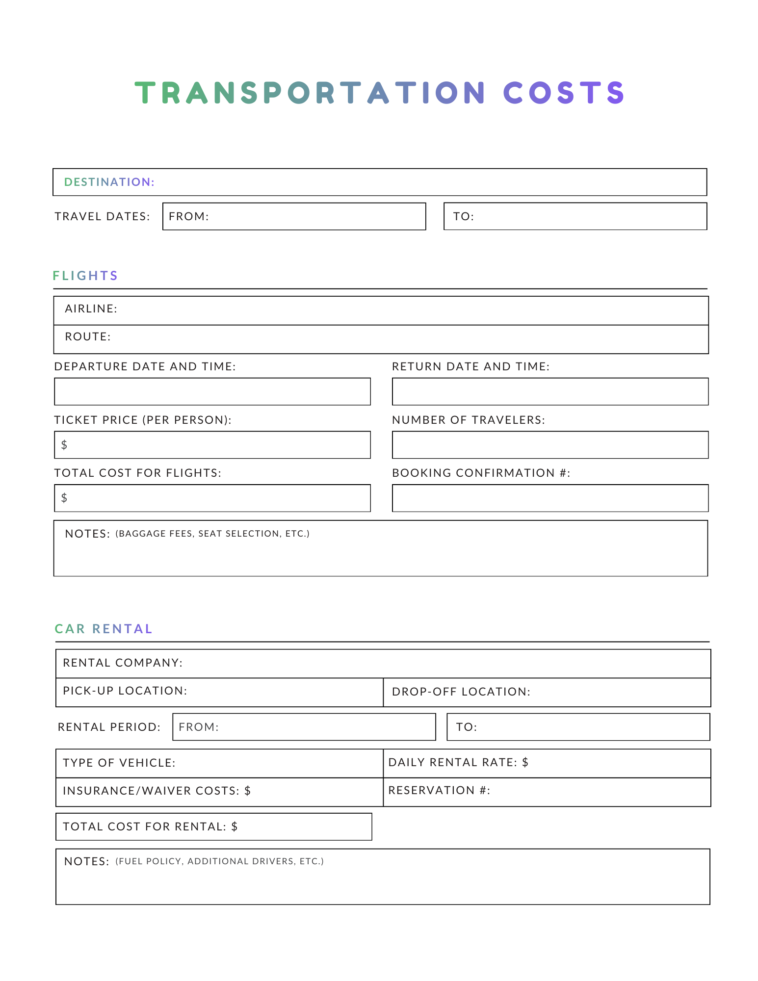 DreamTrips Together Family Vacation Planner