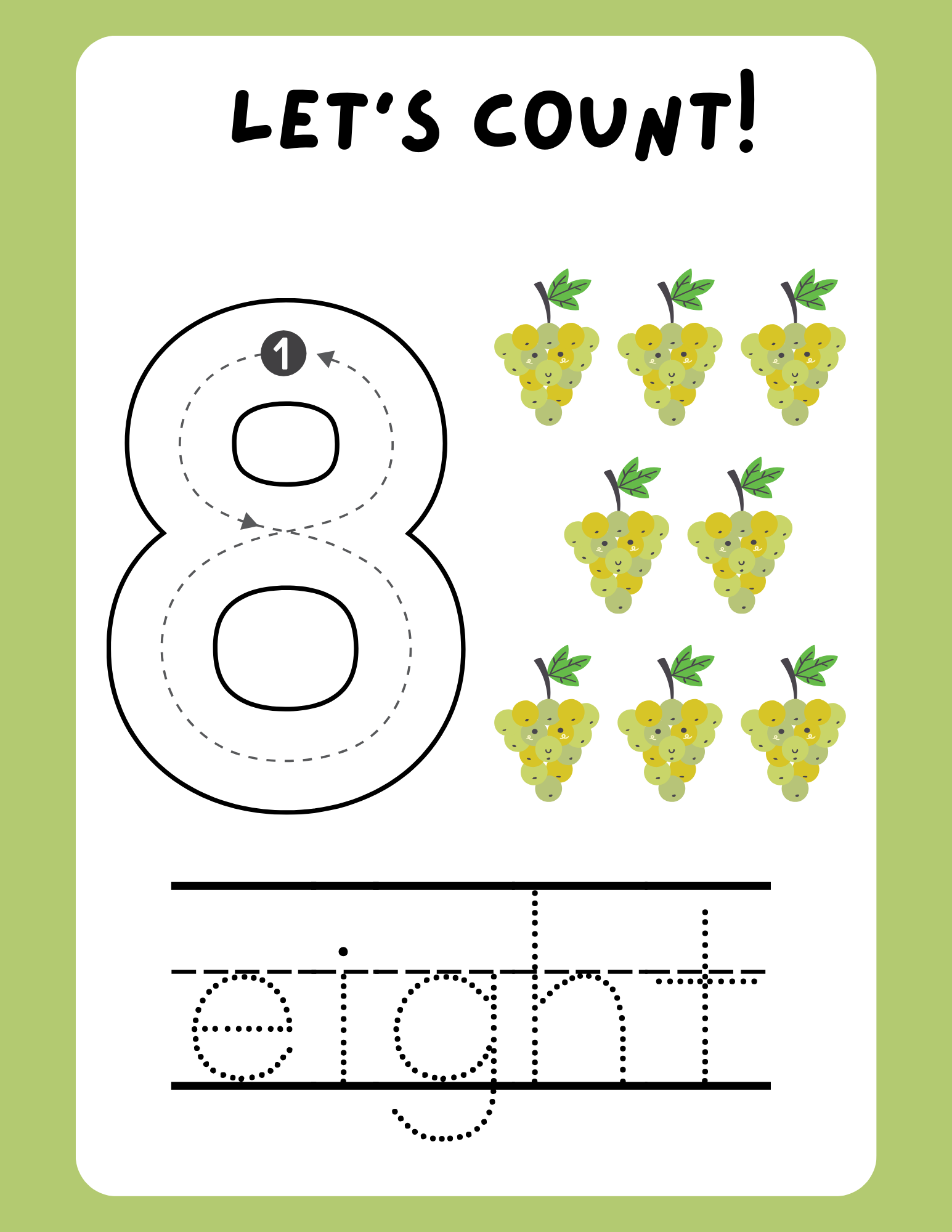 Learning Your Numbers Activity Book